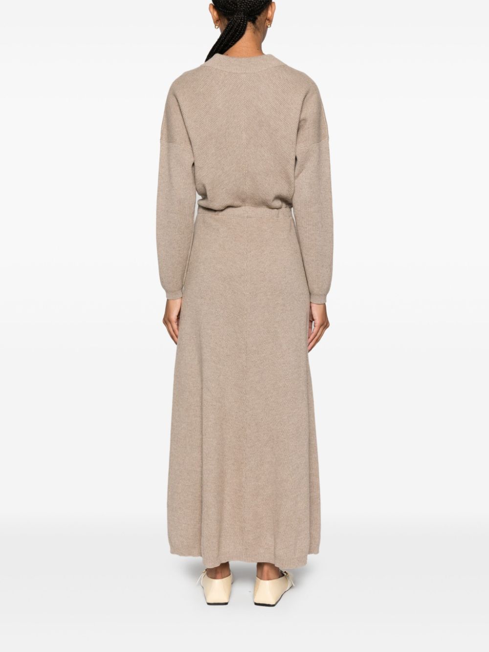 Brunello Cucinelli Dresses Marrone Cashmere