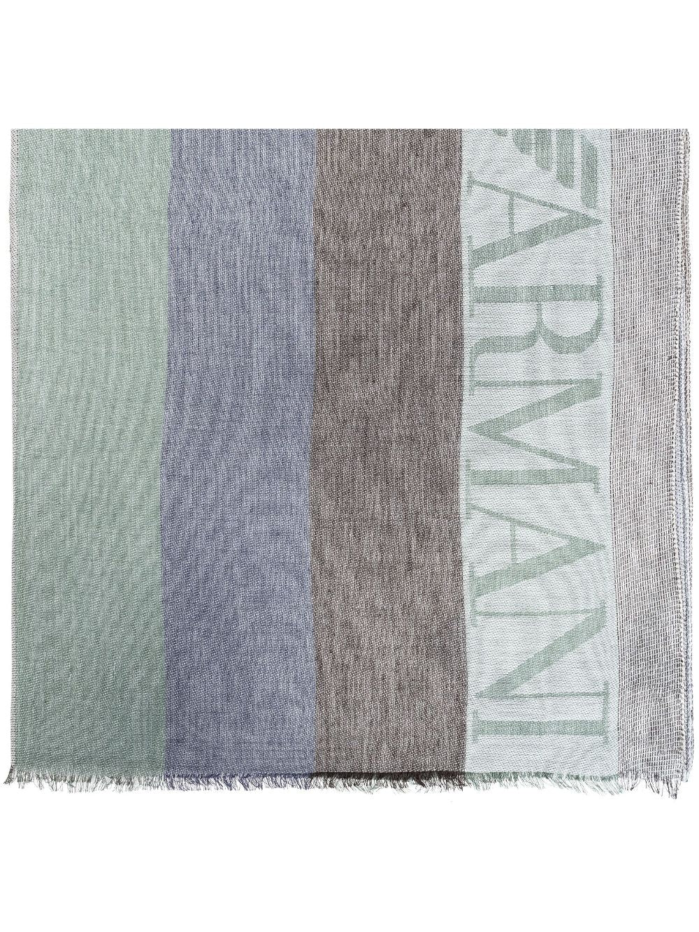Emporio Armani Scarfs Verde Polyester