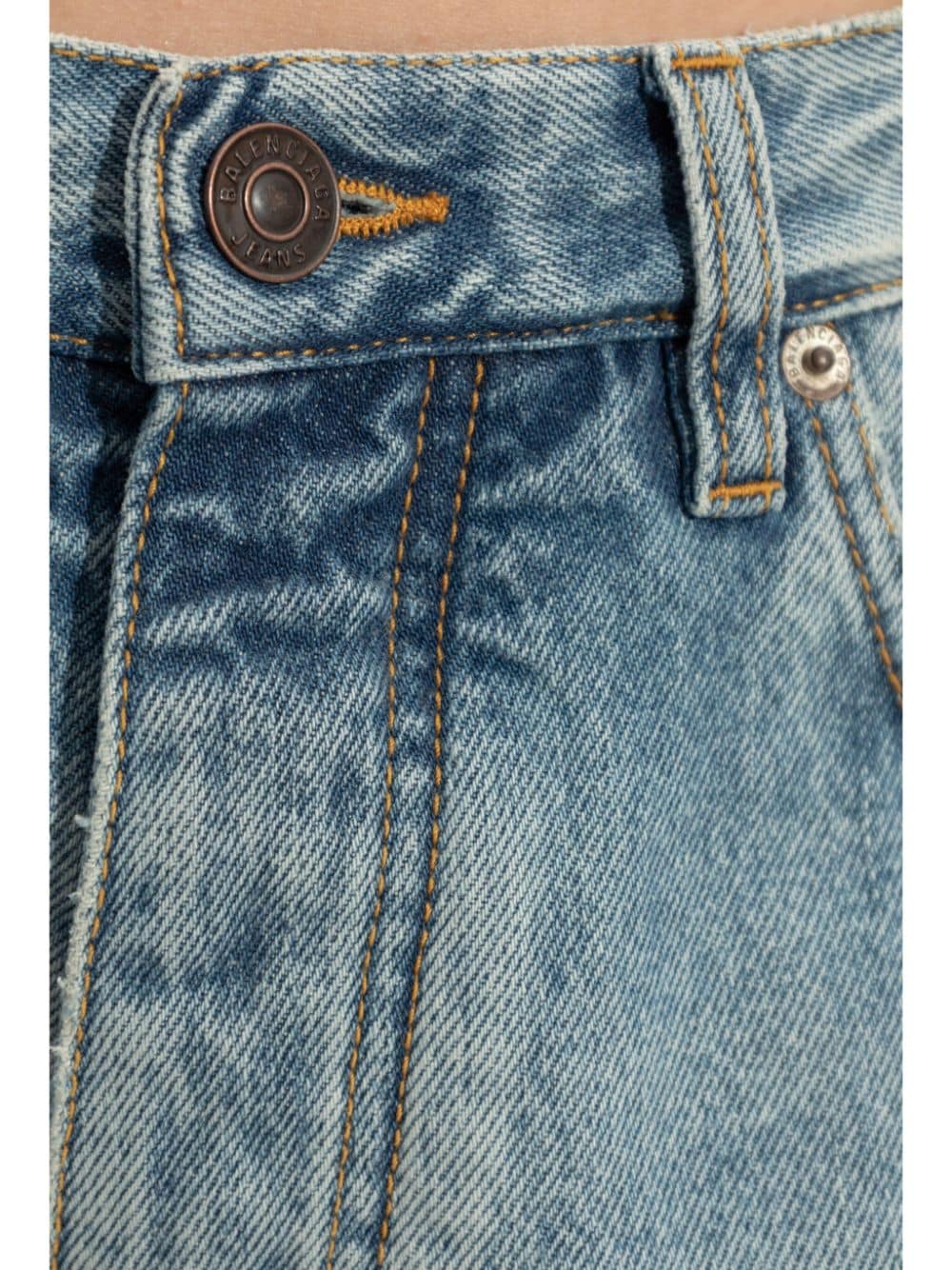 Balenciaga Trousers Clear Blue Cotton