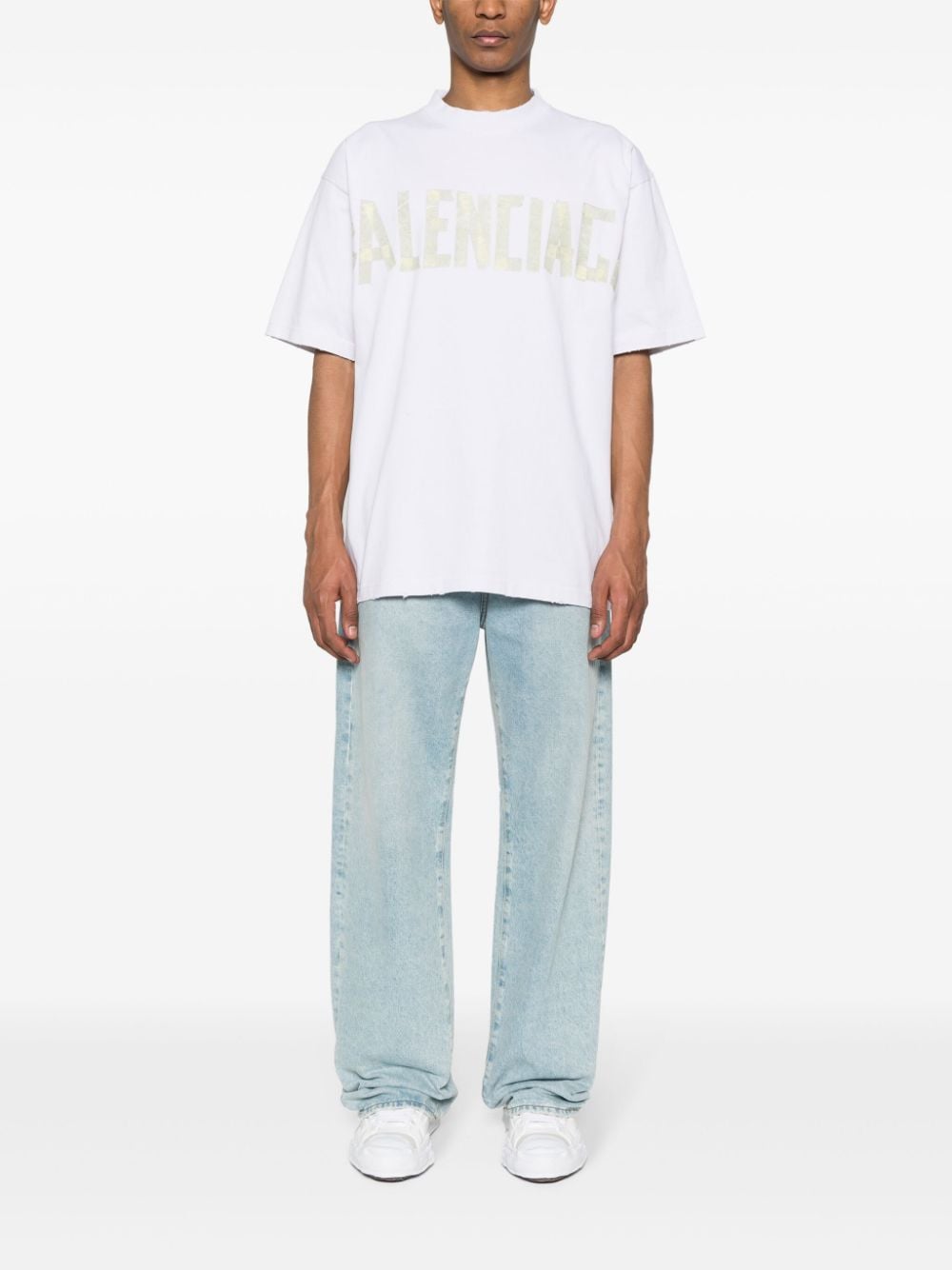 Balenciaga T-Shirts And Polos Light Grey Cotton