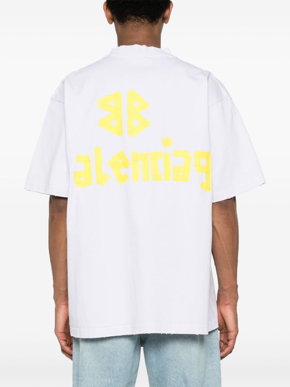 Balenciaga T-Shirts And Polos Light Grey Cotton