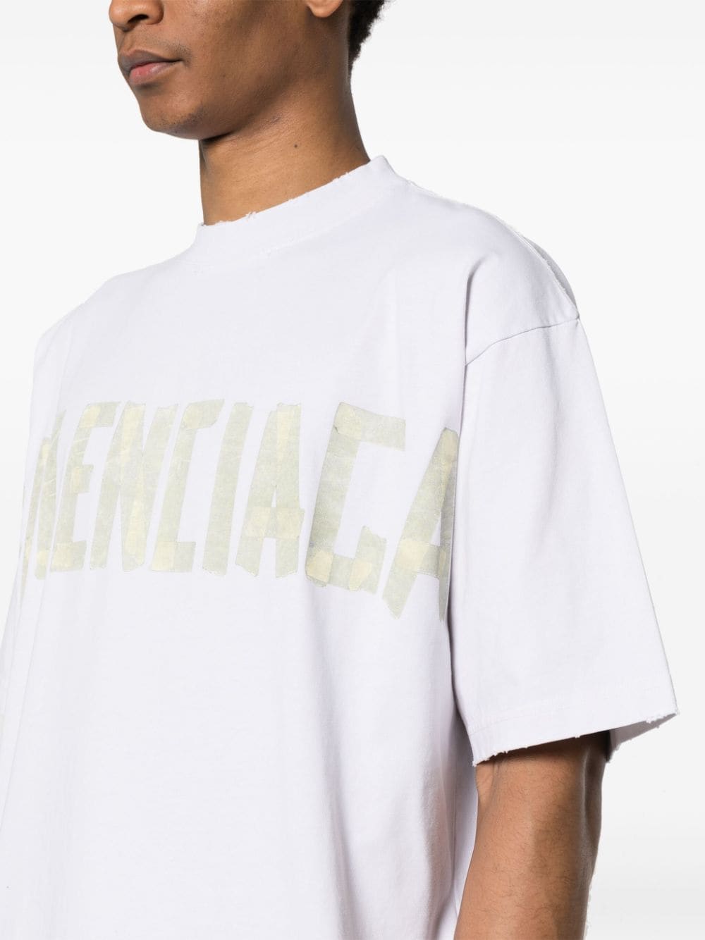 Balenciaga T-Shirts And Polos Light Grey Cotton