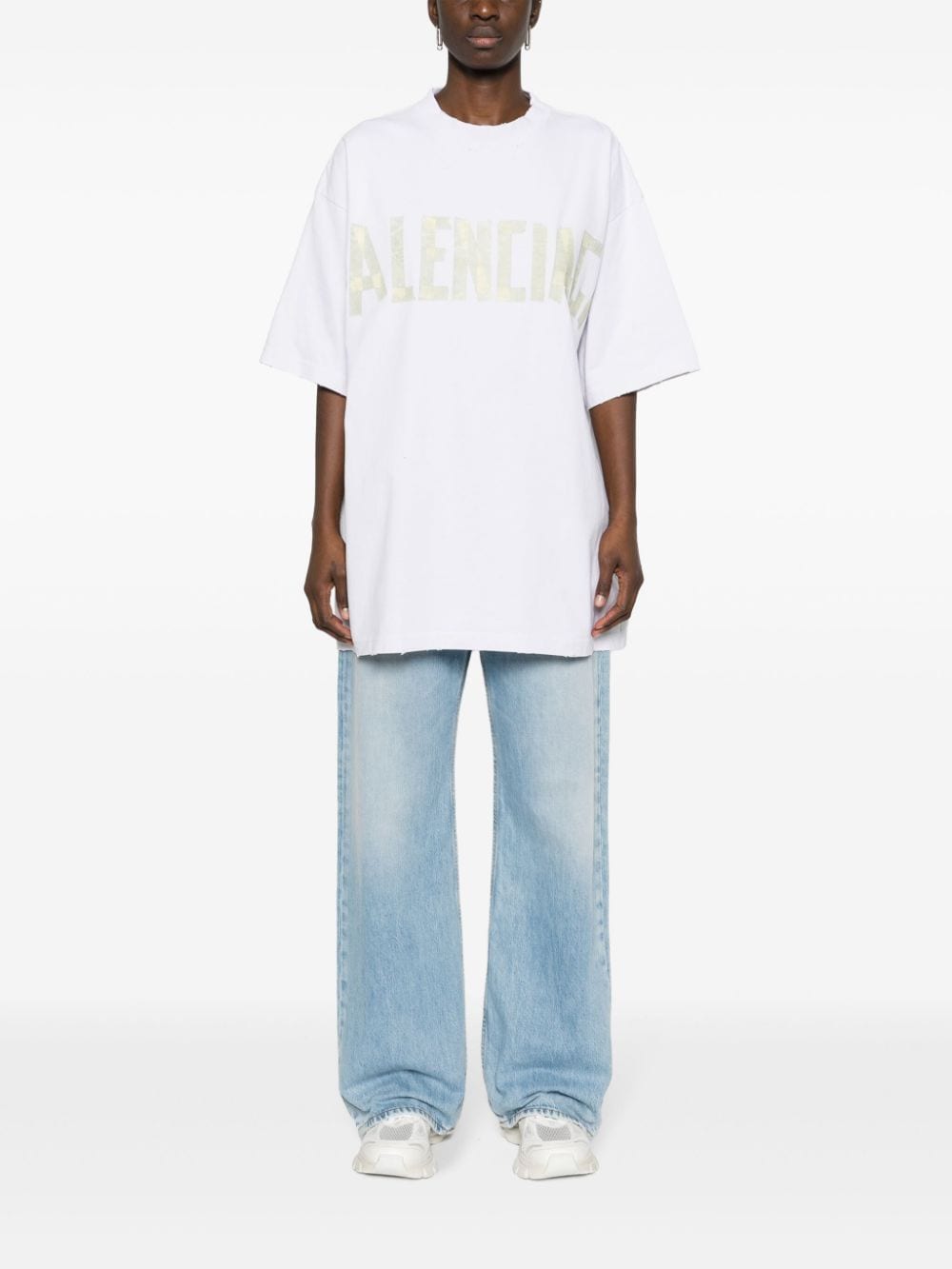 Balenciaga T-Shirts And Polos Light Grey Cotton