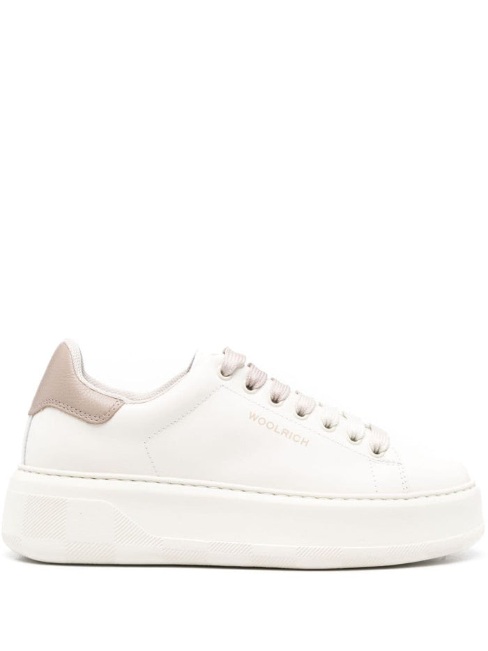 Woolrich Sneakers White Lining: Calf Leather