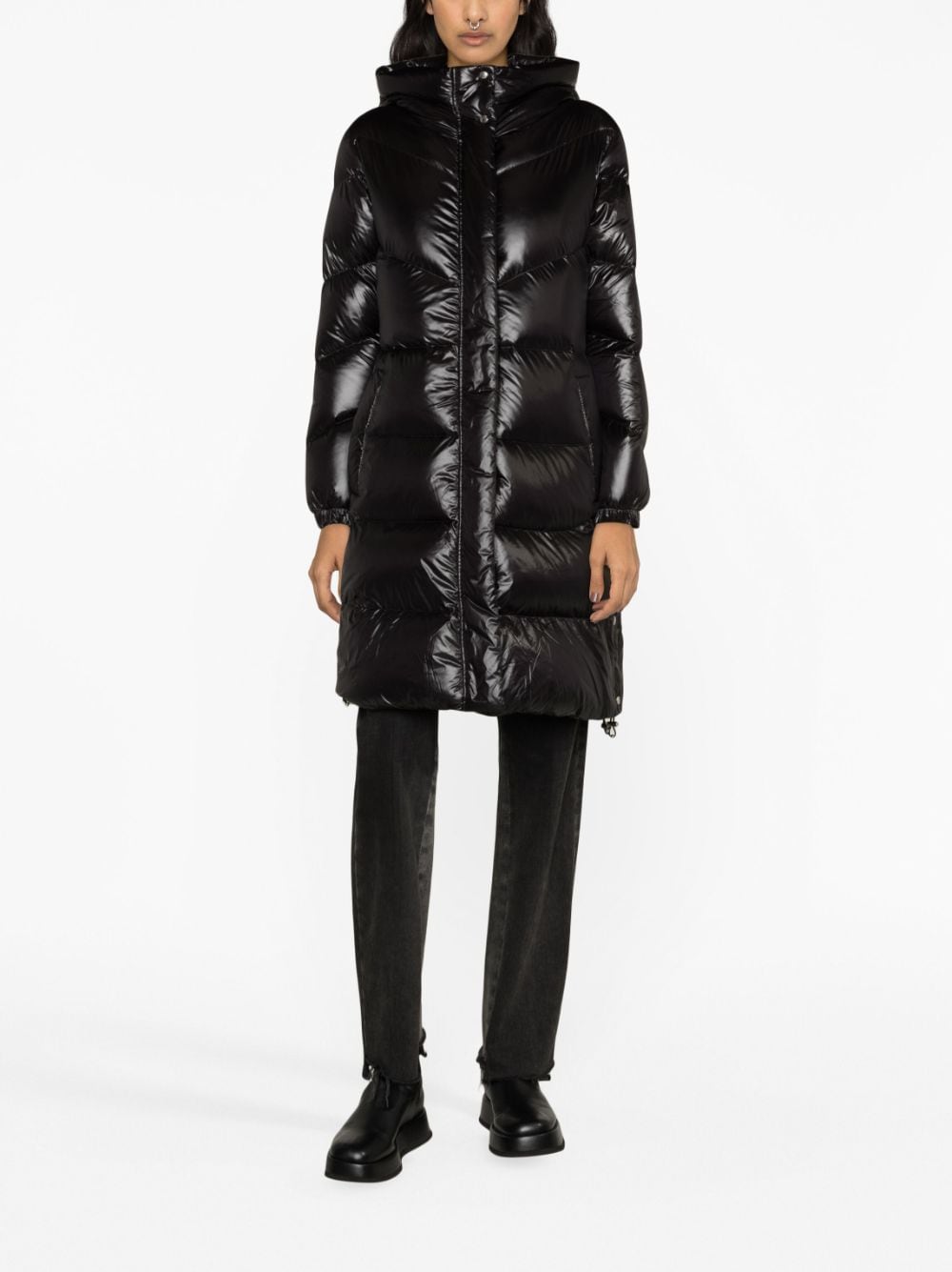 Woolrich Coats Nero Polyamide