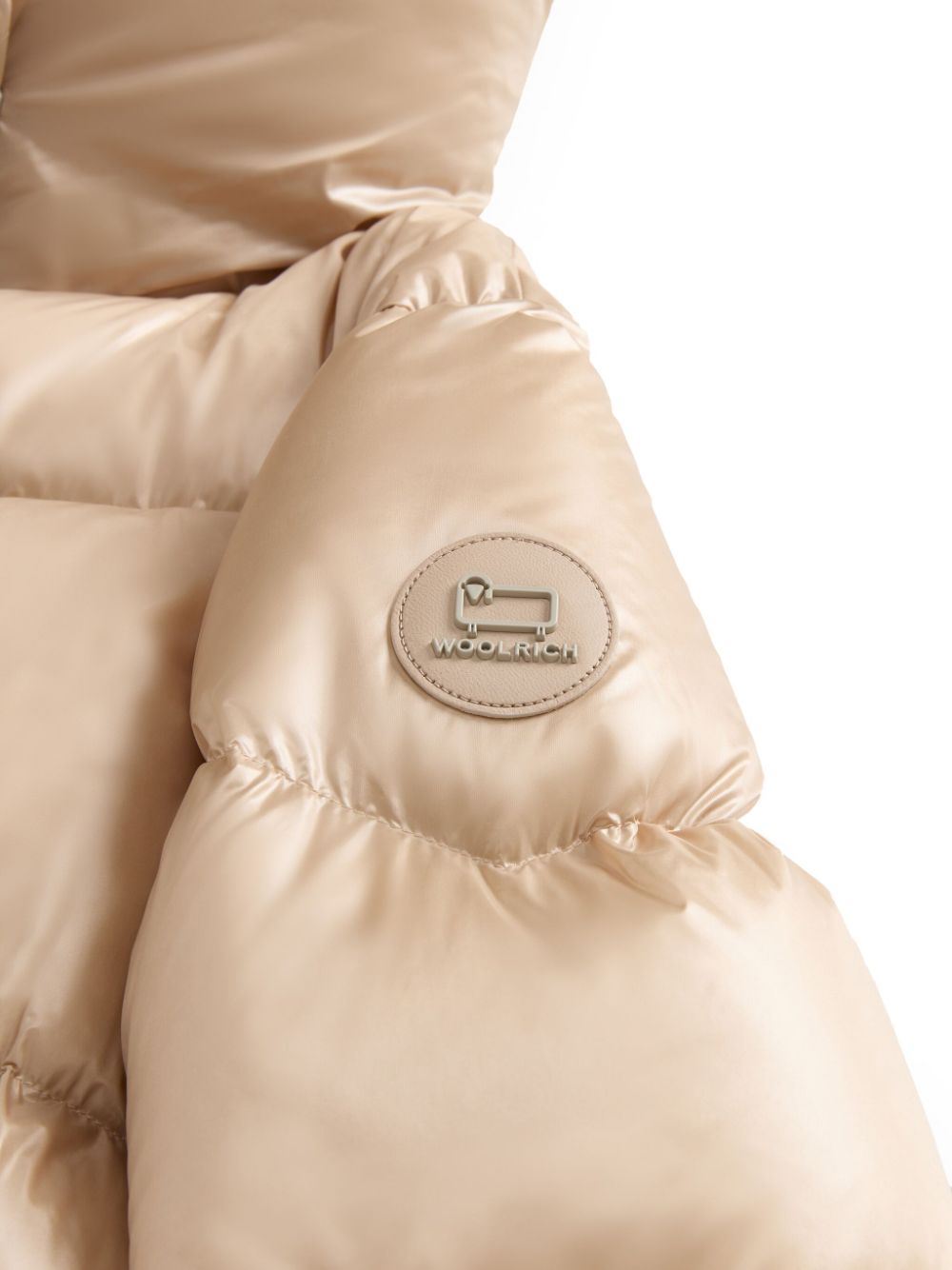 Woolrich Coats Marrone Duck Down Feather Polyamide
