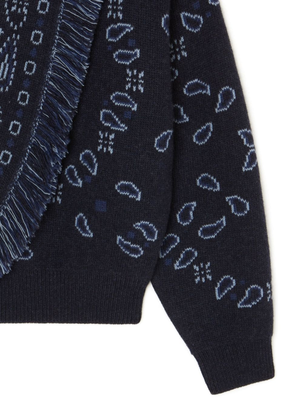 Alanui Sweaters Blue Virgin Wool