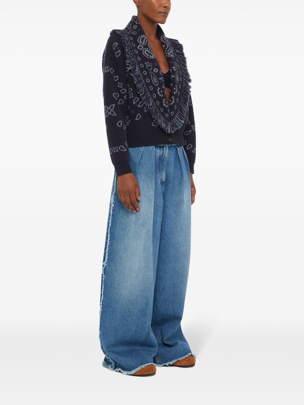 Alanui Sweaters Blue Virgin Wool