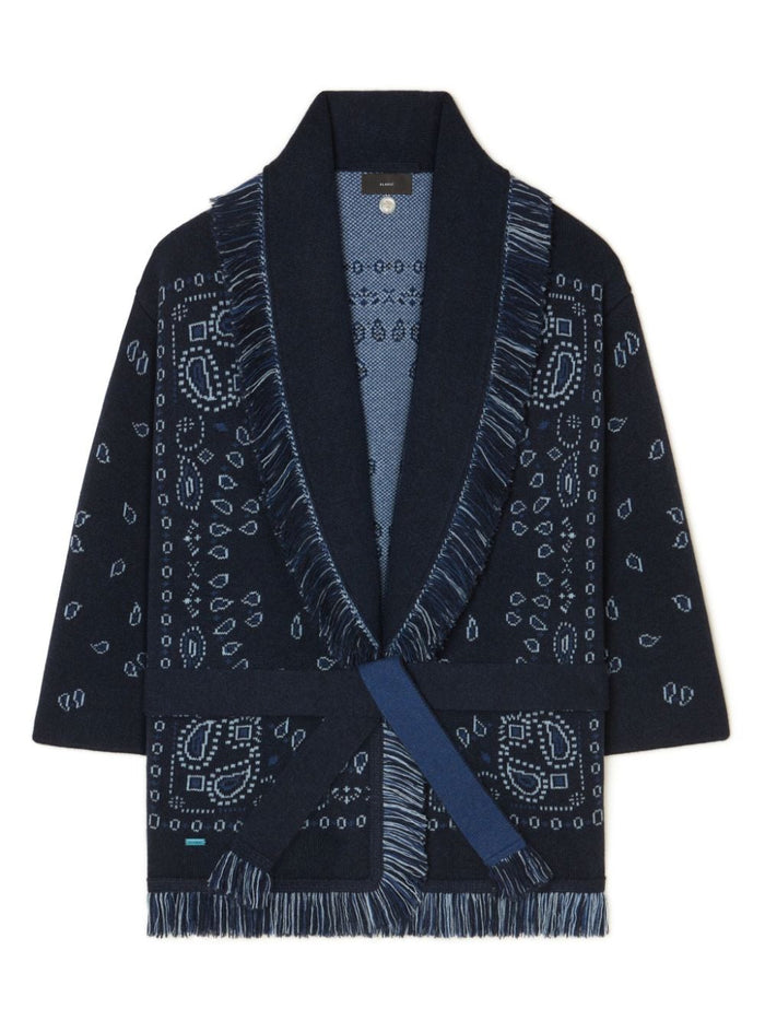 Alanui Sweaters Blue Cashmere