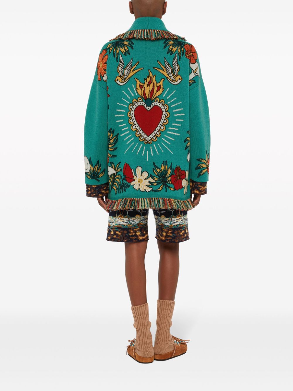 Alanui Sweaters Green Cashmere