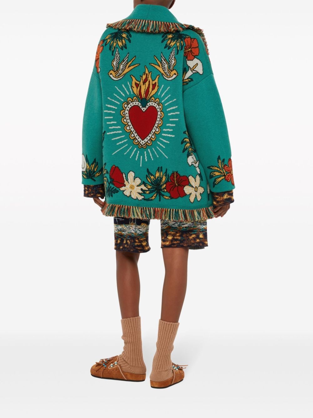 Alanui Sweaters Green Cashmere