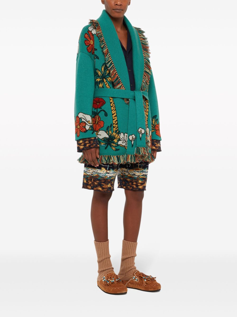 Alanui Sweaters Green Cashmere