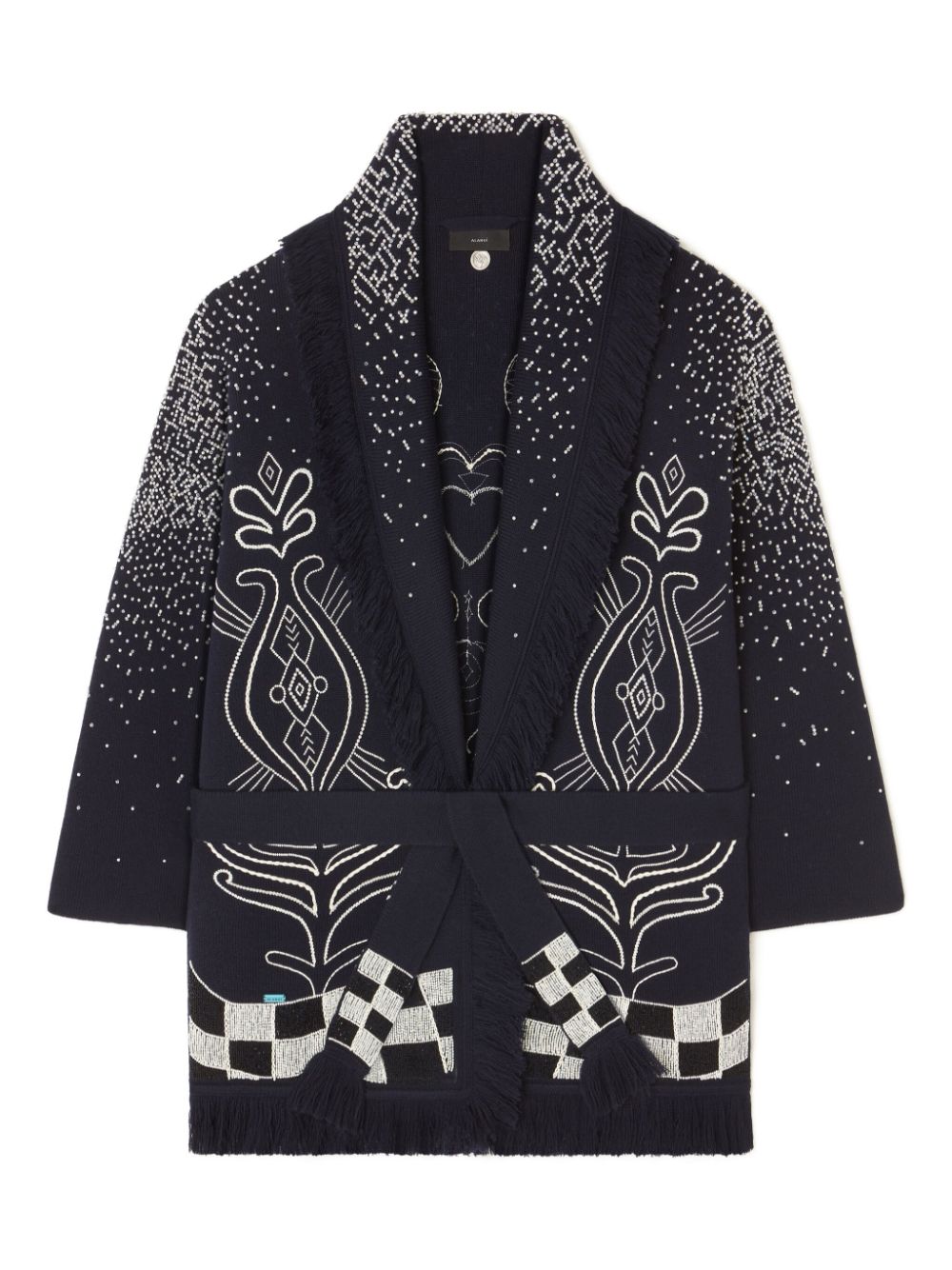 Alanui Sweaters Blue Outer: Virgin Wool