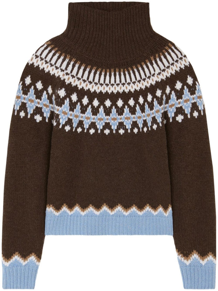 Alanui Sweaters Brown Virgin Wool