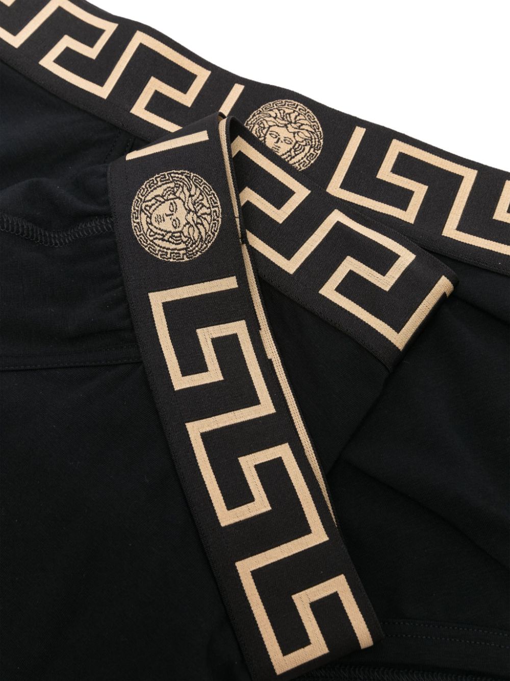 Versace Underwear Black Cotton