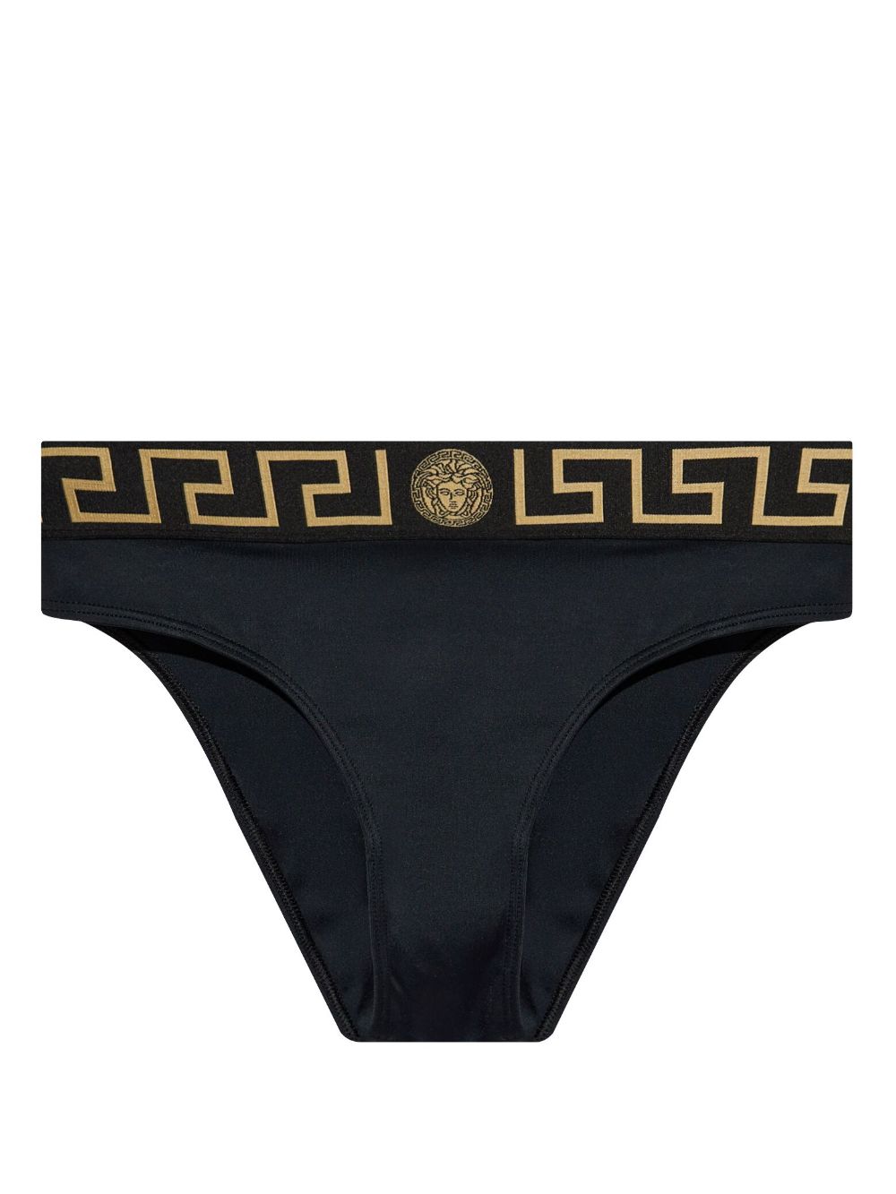 Versace Sea Clothing Black Nylon Elastane