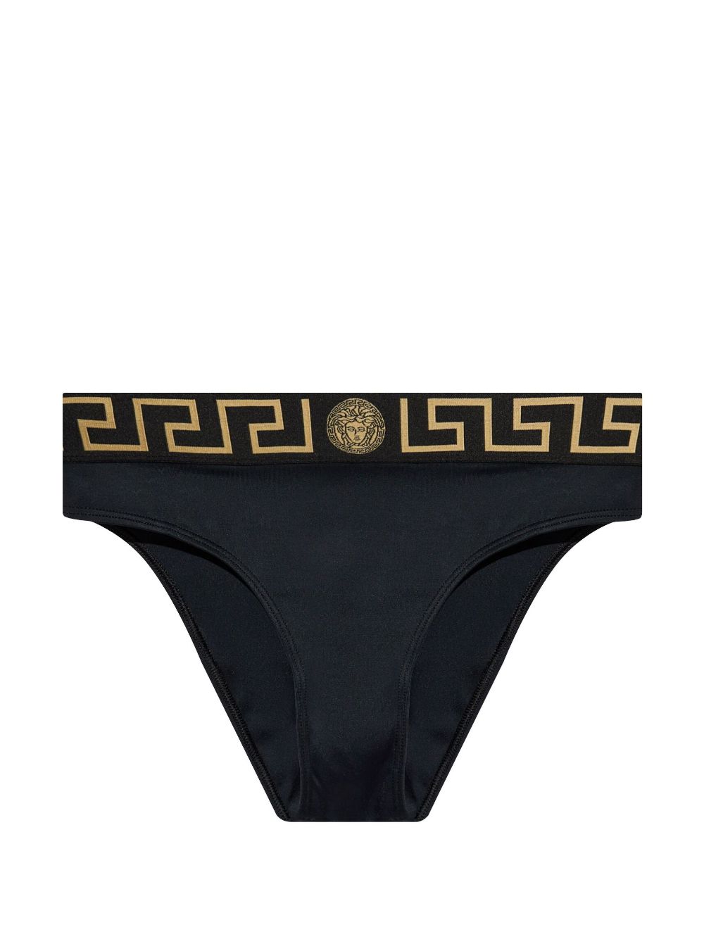 Versace Sea Clothing Black Nylon Elastane