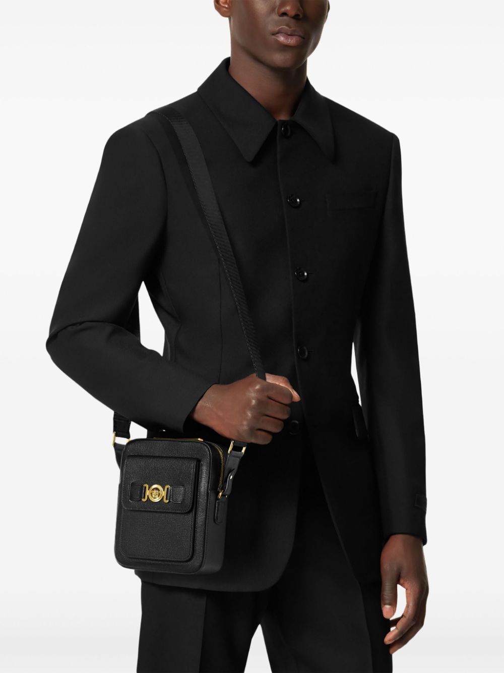 Versace Bags Black Lining: Nylon