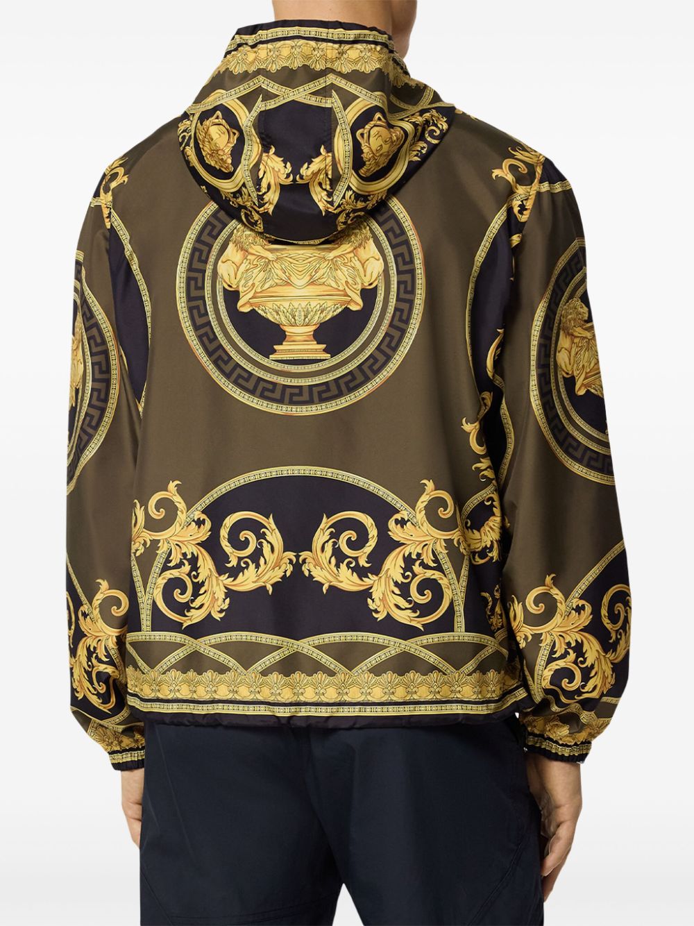 Versace Coats Golden Polyester