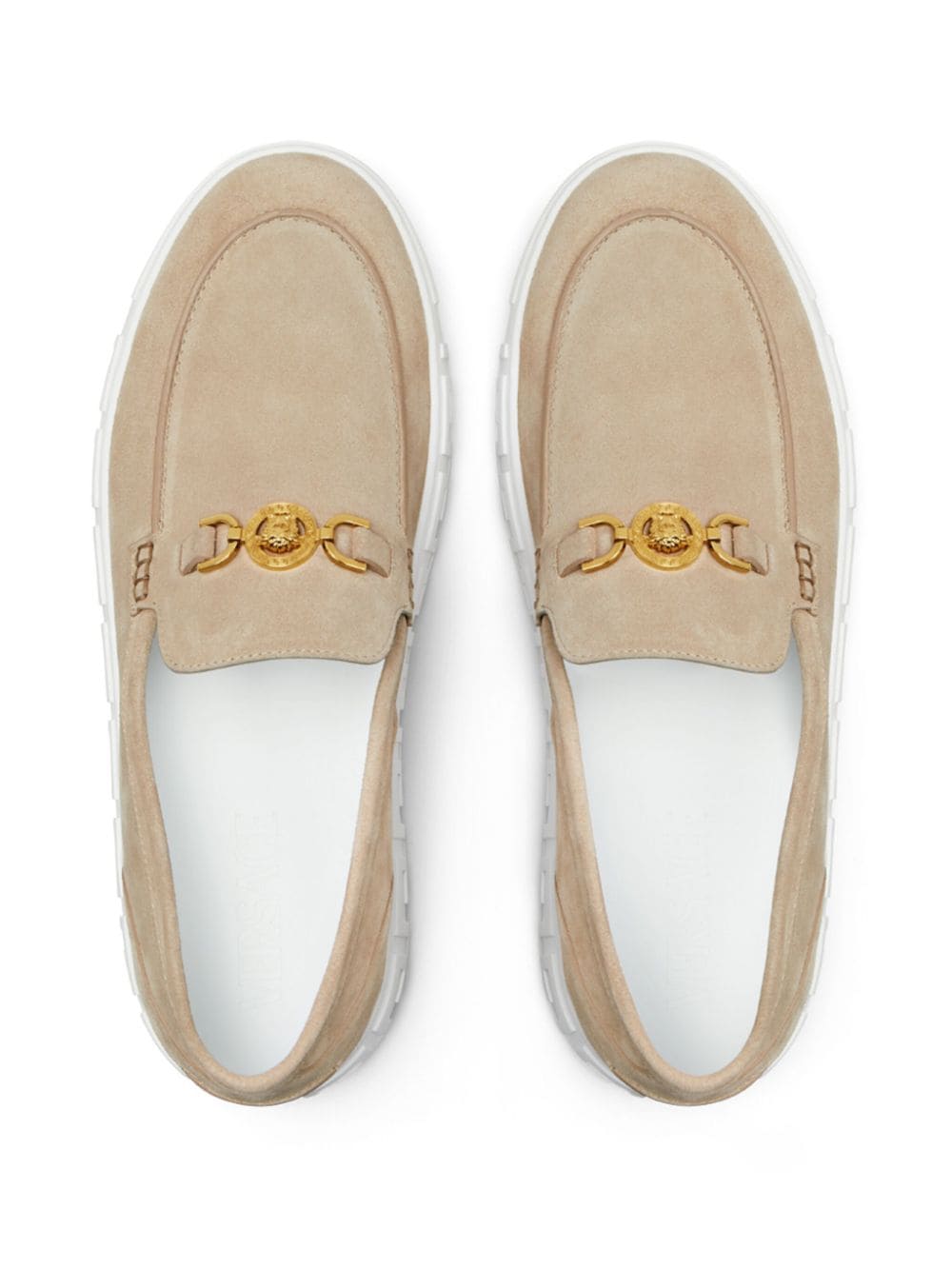 Versace Flat Shoes Beige