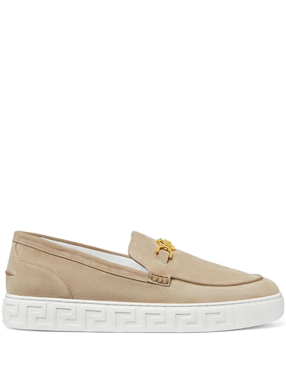 Versace Flat Shoes Beige