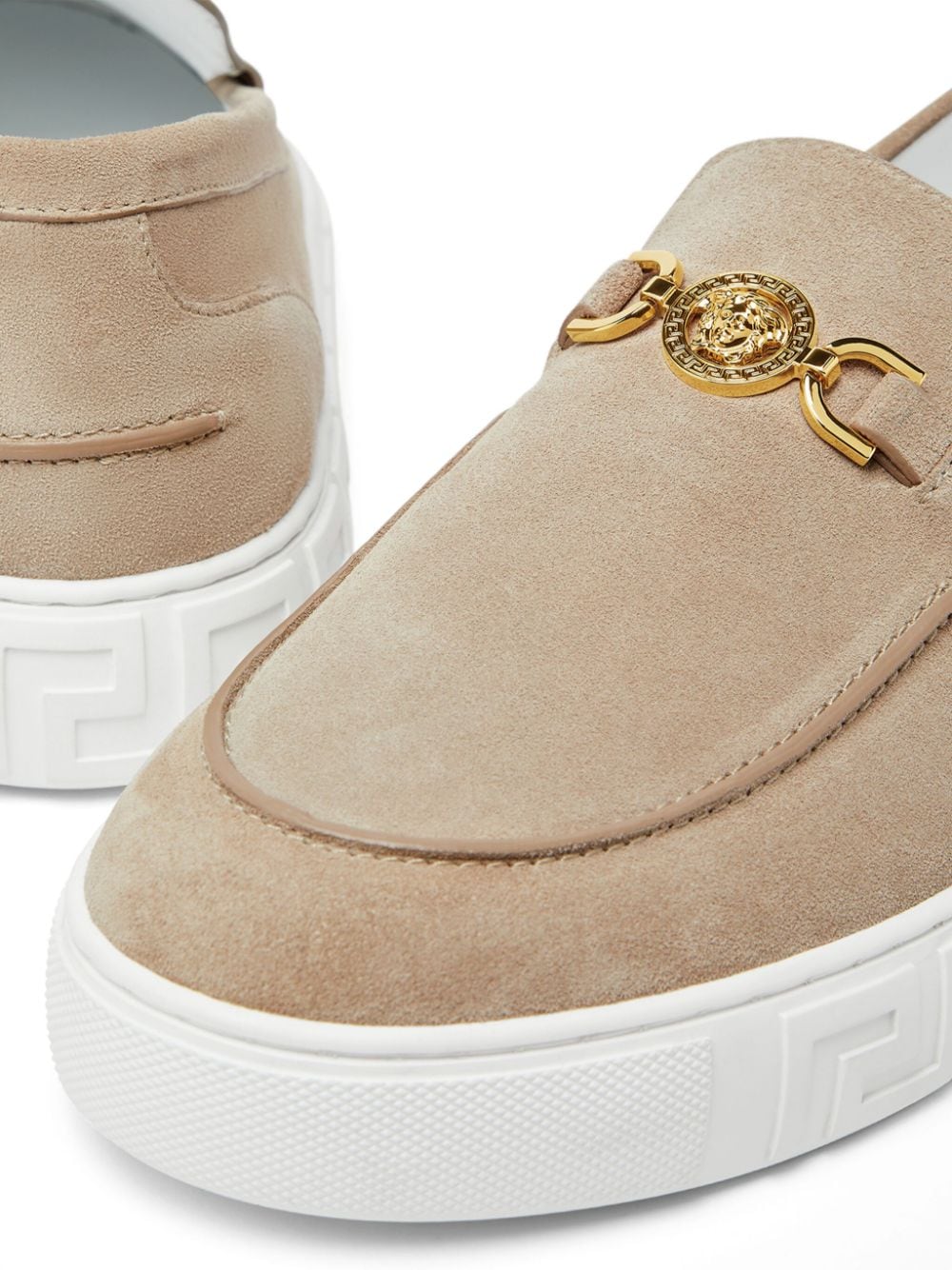 Versace Flat Shoes Beige
