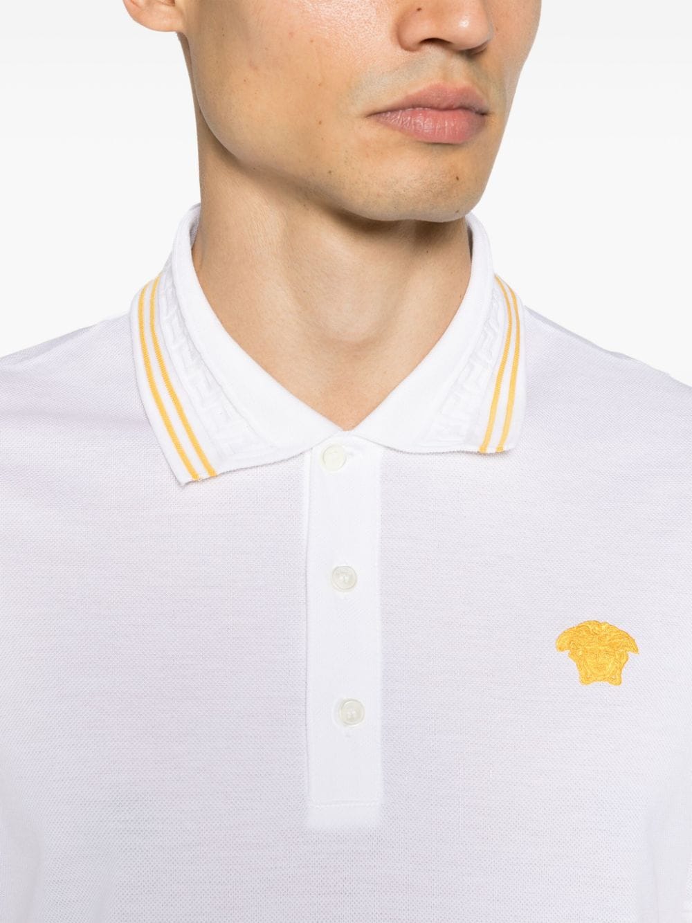 Versace T-Shirts And Polos White Cotton