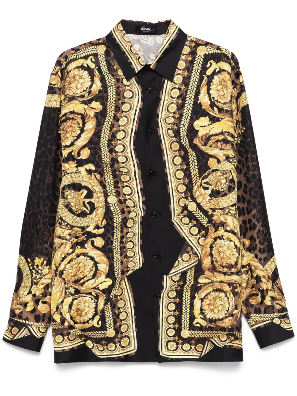 Versace Shirts Golden Silk