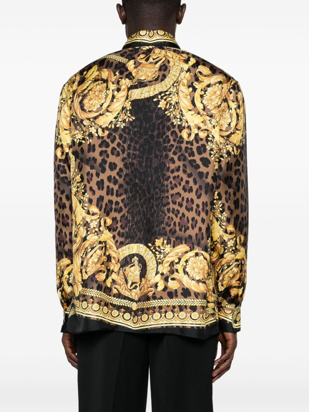 Versace Shirts Golden Silk