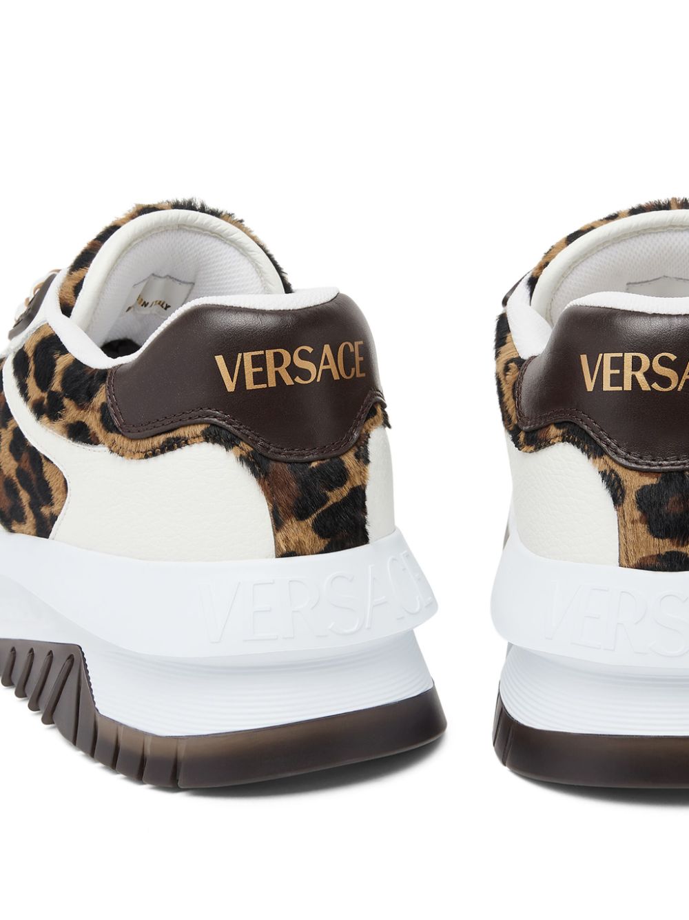 Versace Sneakers Brown Lining: Calf Leather