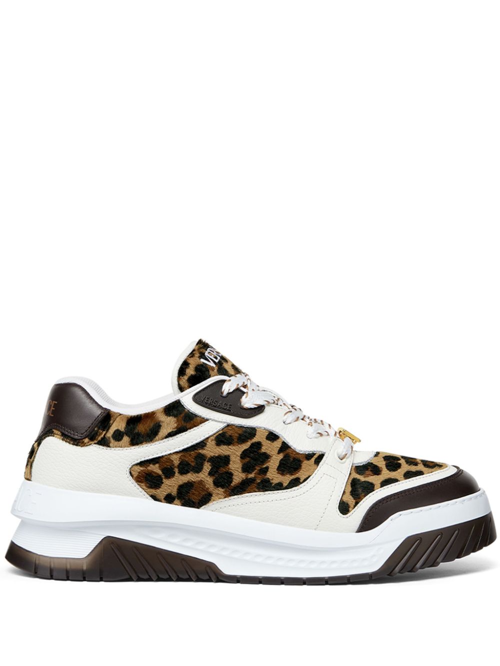 Versace Sneakers Brown Lining: Calf Leather