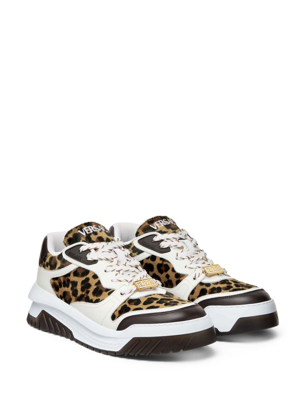Versace Sneakers Brown Lining: Calf Leather