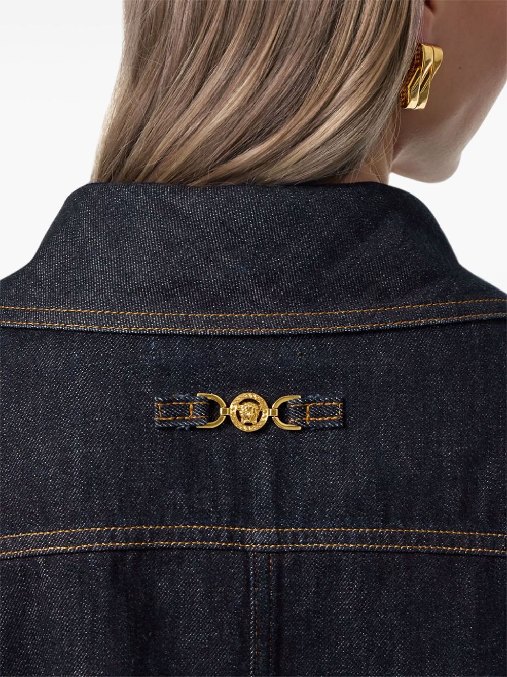 Versace Coats Black Other->fabric100.0 %