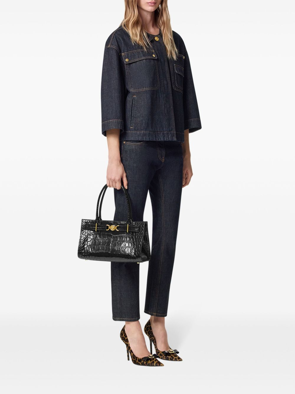 Versace Coats Black Other->fabric100.0 %
