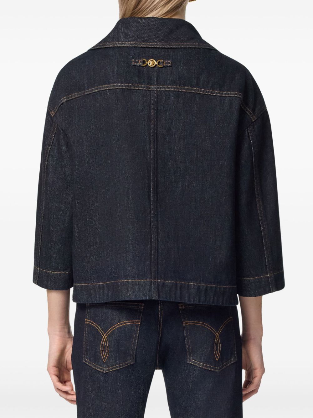Versace Coats Black Other->fabric100.0 %