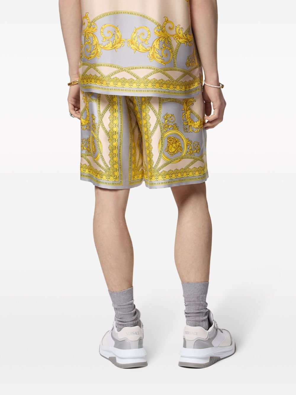 Versace Shorts Golden Silk