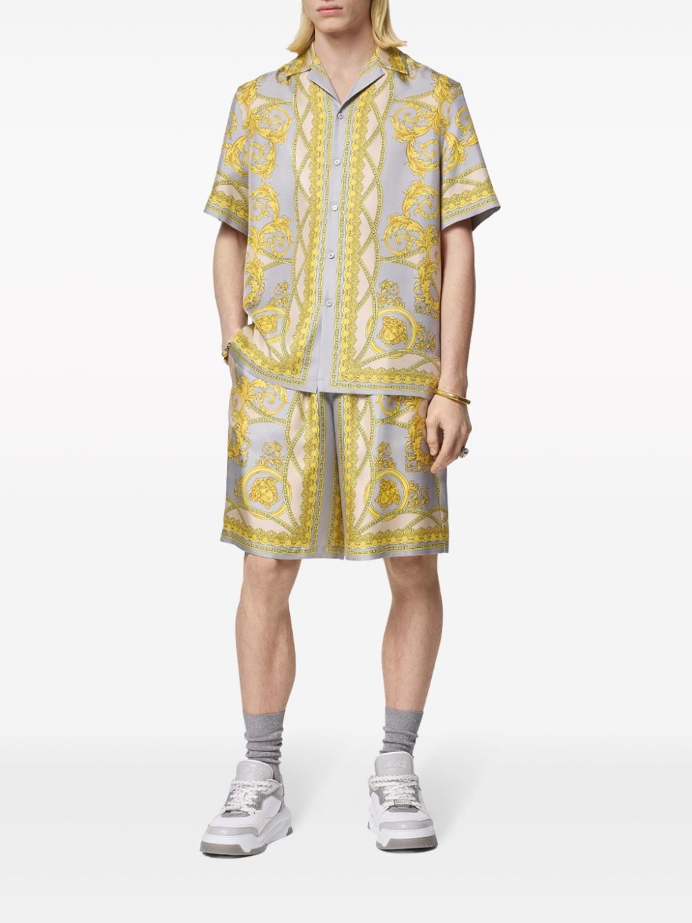 Versace Shorts Golden Silk