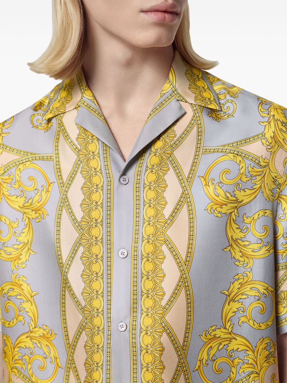Versace Shirts Golden Silk