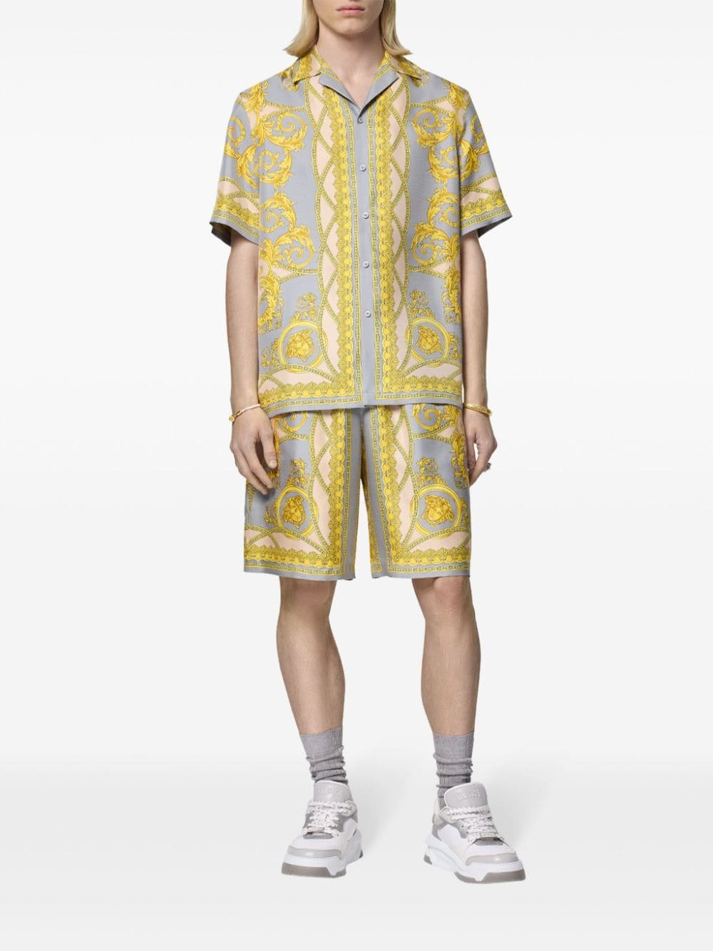Versace Shirts Golden Silk