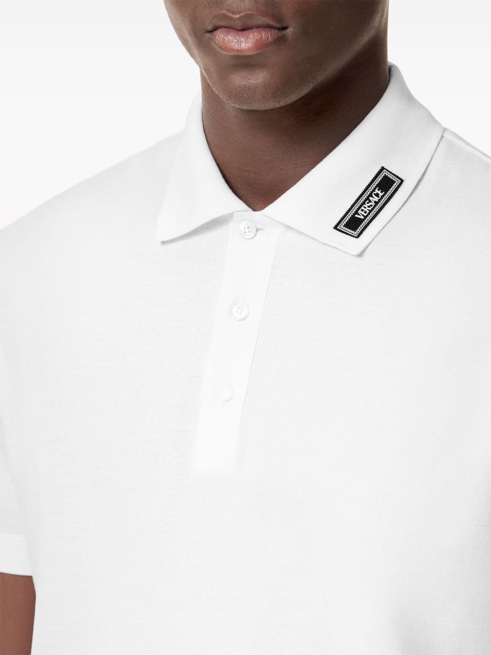 Versace T-shirts and Polos White Fabric