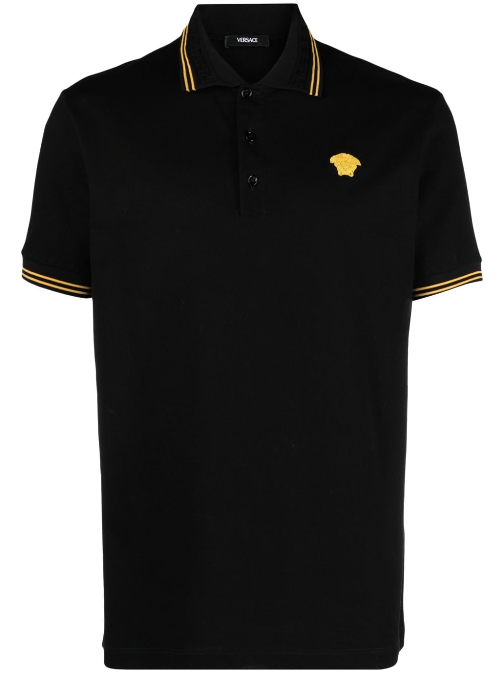Versace T-Shirts And Polos Black Cotton