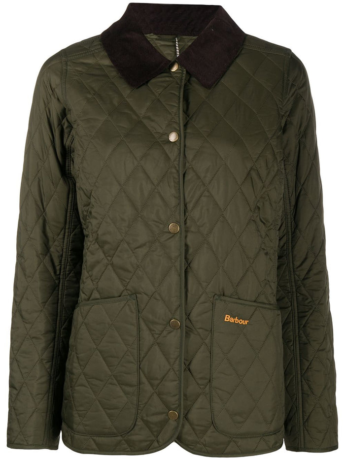Barbour Jackets Green Outer: Cotton