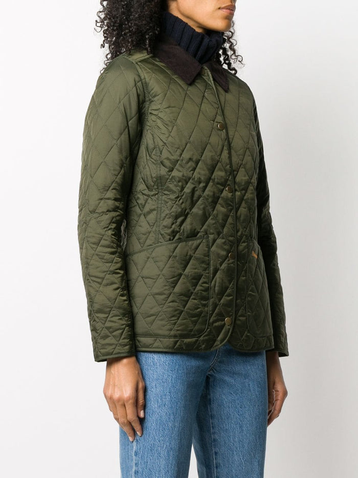 Barbour Jackets Green Outer: Cotton