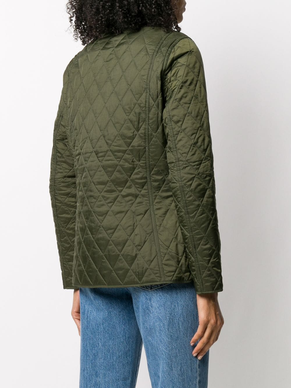 Barbour Jackets Green Outer: Cotton