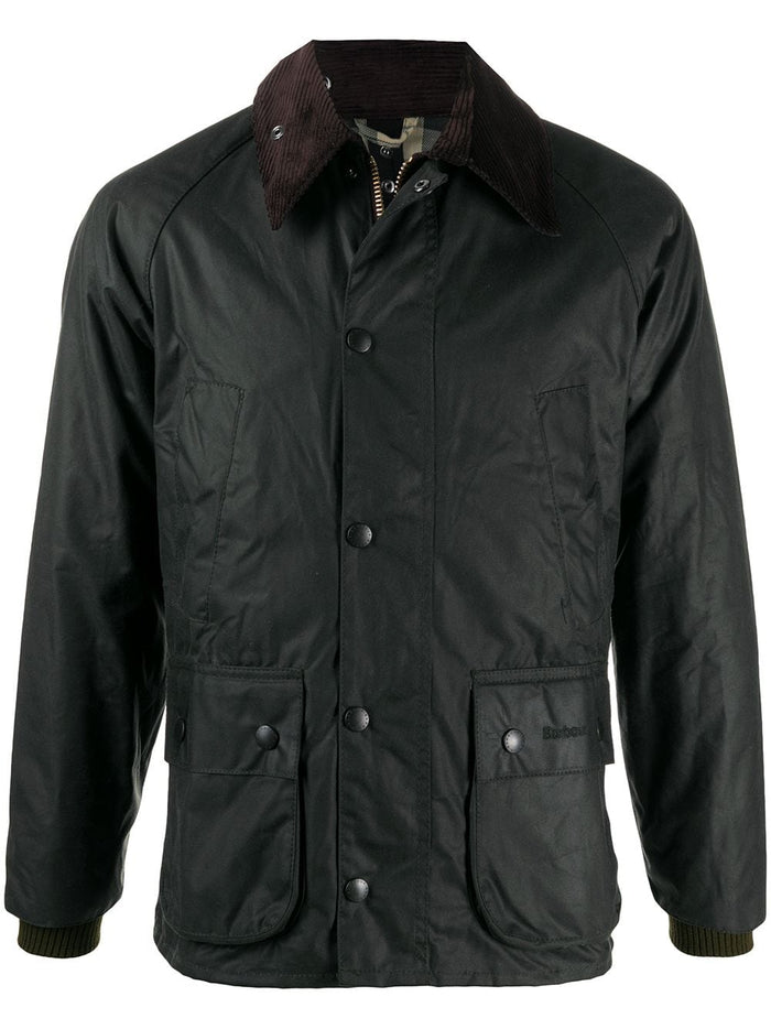 Barbour Jackets Green Outer: Cotton
