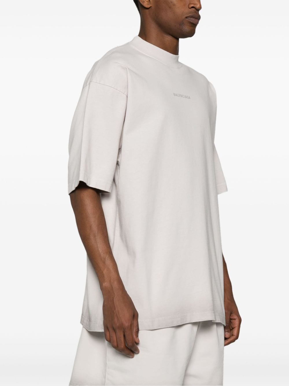 Balenciaga T-Shirts And Polos Grey Cotton