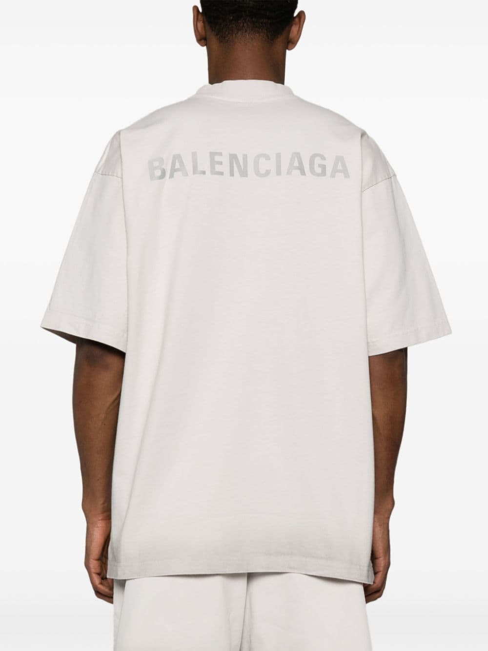 Balenciaga T-Shirts And Polos Grey Cotton