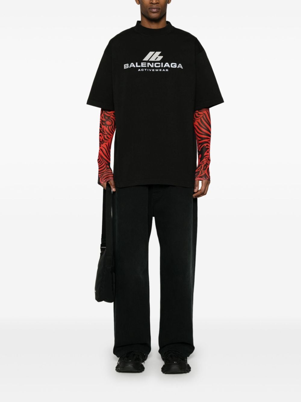 Balenciaga T-Shirts And Polos Black Cotton
