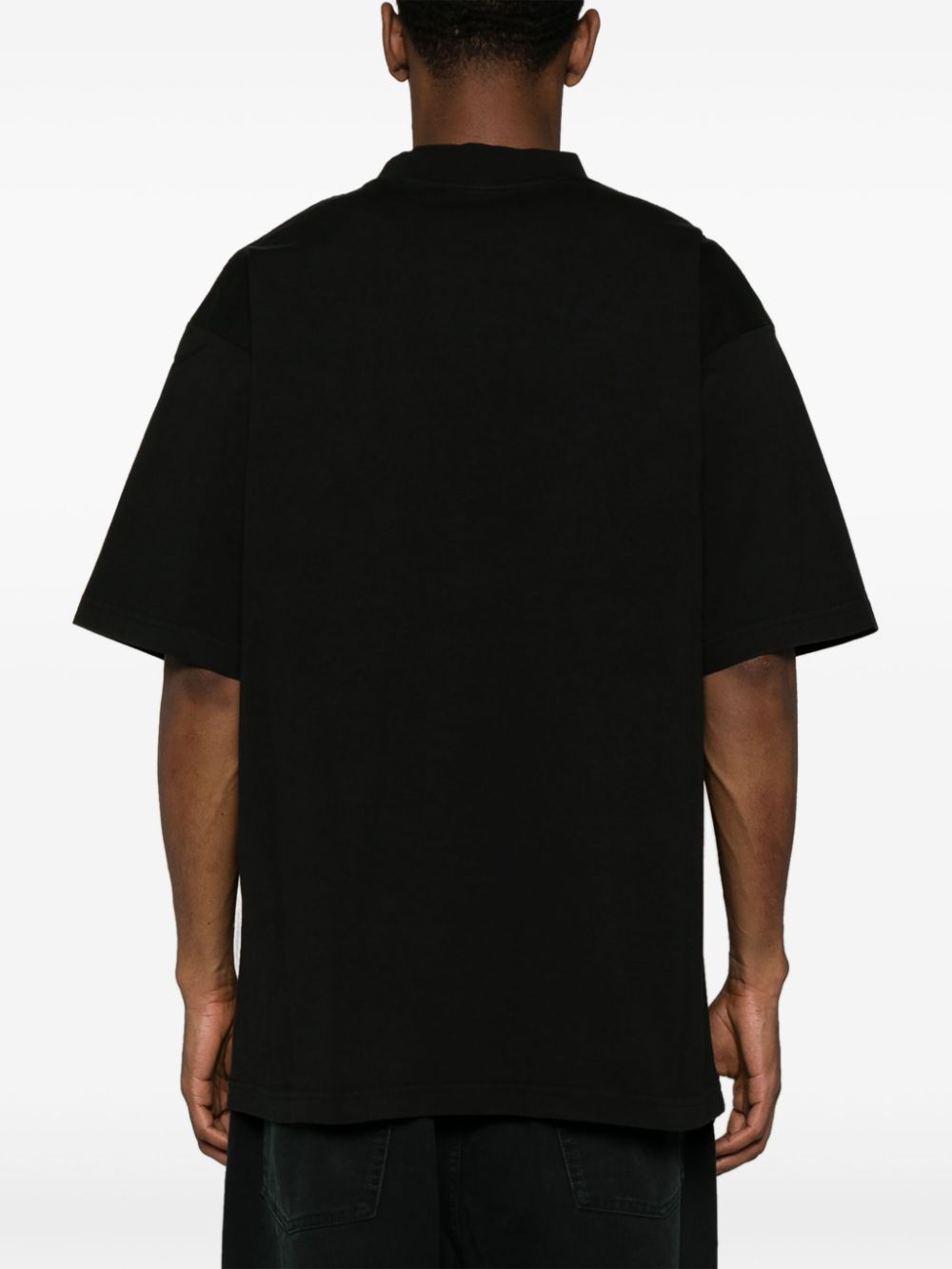 Balenciaga T-Shirts And Polos Black Cotton