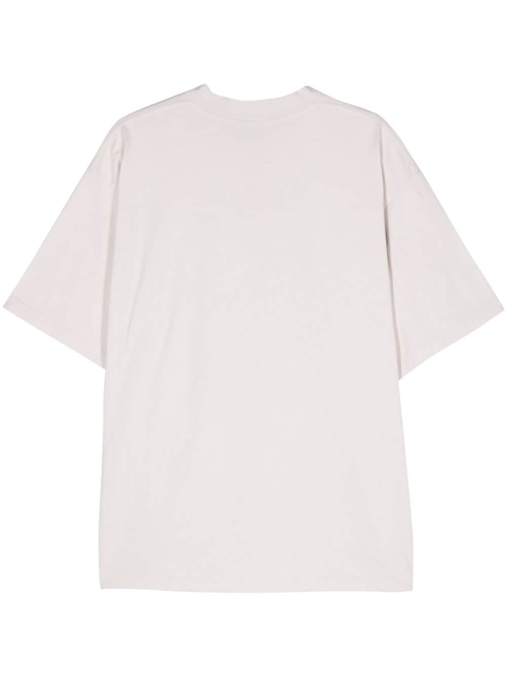 Balenciaga T-Shirts And Polos Light Grey Cotton